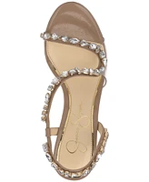 Jessica Simpson Women's Jaycin Barely-There Rhinestone Evening Sandals