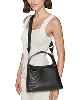 Karl Lagerfeld Paris Lunette Medium Leather Crossbody