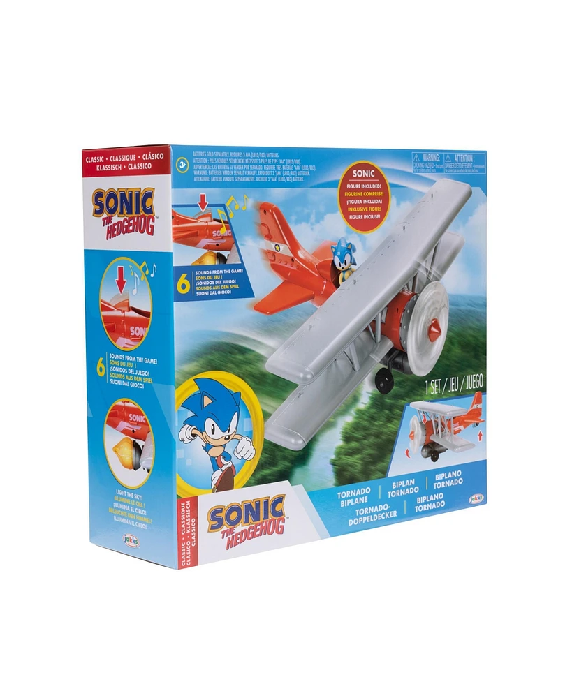 Sonic 2.5" Tornado Biplane Playset