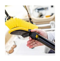 Revolve Stiff Deck Brush - Compact Cleaning - Boating And Watersports