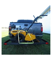 Tow Tuff 62 Inch Steel Cargo Carrier and Bike Rack, Fits All 2 Inch Receivers