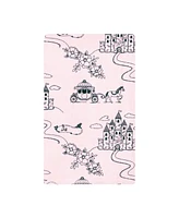 Hudson Baby Infant Girl Flannel Burp Cloth 10pk, Fairytale Princess, One Size