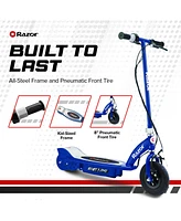 Razor E125 Kids Ride On 24V Motorized Battery Powered Electric Scooter Toy, Blue