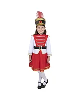 Dress Up America Drum Majorette Dress & Hat Costume Set