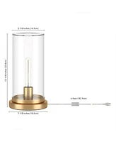Hudson & Canal 13" Metal Perabo Tall Uplight Mini Lamp