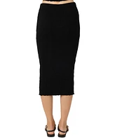 O'Neill Juniors' Brennan Pull-On Knit Midi Skirt