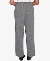 Alfred Dunner Petite Runway Ready Chic Pull On Houndstooth Short Length Pant