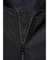 Mango Men's Quilted Water-Repellent Bomber Jacket