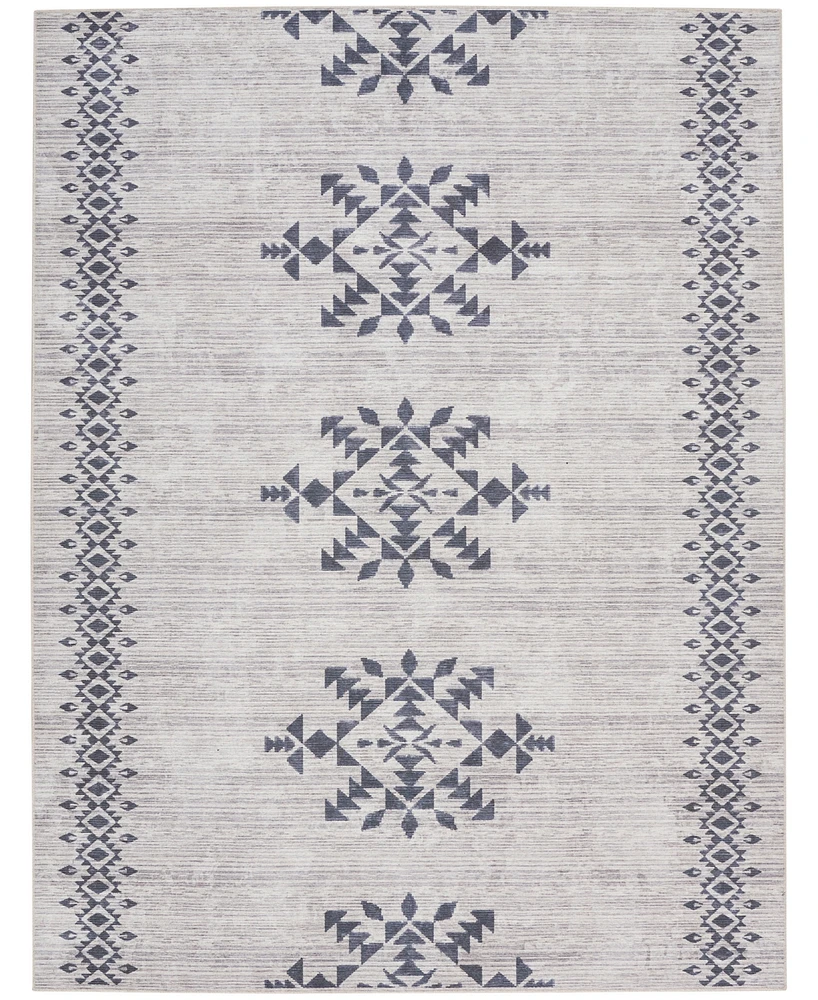 Nicole Curtis Machine Washable Series 1 SR109 7'10''x9'10'' Area Rug