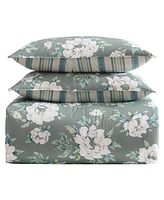 Laura Ashley Wisley Floral Reversible -Pc. Comforter Set