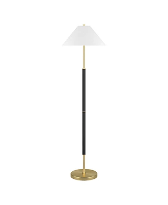 Hudson & Canal 18" Metal Simona 2-Light Floor Lamp