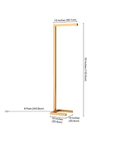 Hudson & Canal 52" Metal Malin Tall Integrated Led Floor Lamp