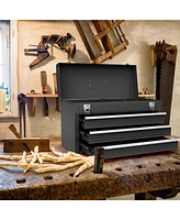 Costway Portable Tool Chest Box Storage Cabinet Garage Mechanic Organizer 3 Drawers