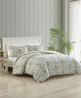 Laura Ashley Country Meadow Reversible 3-Pc. Comforter Set