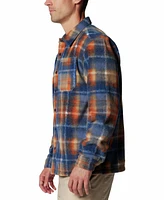 Columbia Men's Steens Mountain Ii Plaid Fleece Shirt Jacket