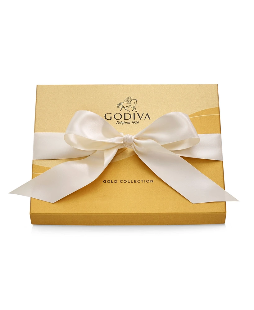 Godiva Gold Ballotin Chocolate Gift Box with Solid Ribbon