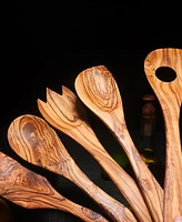 BeldiNest Olive Wood Utensil Set of 5