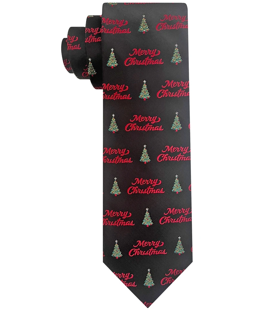 Van Heusen Men's Merry Christmas Tree Tie