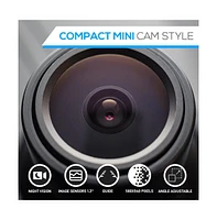 Pyle Compact Car Backup Camera with Night Vision, 170° Viewing Angle