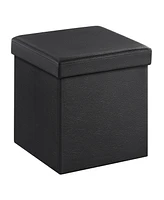 Songmics Home Folding Storage Ottoman Cube