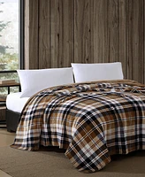 Eddie Bauer Trailhead Plaid Plush Reversible Blanket