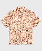 Mode of One Men's Leopard Spots Short-Sleeve Button-Front Camp Shirt, Exclusively at Macy's