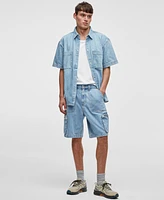 Mode of One Men's Cosell Cargo Jean Shorts, Exclusively at Macy's