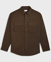 Mode of One Men's Long-Sleeve Button-Front Utility Shirt, Exclusively at Macy's