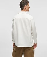 Mode of One Men's Textured Long-Sleeve Button-Front Shirt, Exclusively at Macy's