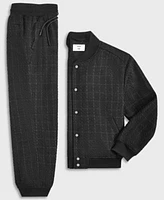 Mode Of One Mens Tweed Bomber Jacket Regular Fit Jogger Pants Exclusively At Macys