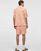 Mode of One Men's Leopard Spots Relaxed-Fit Shorts, Exclusively at Macy's