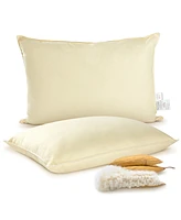 Cheer Collection Soft and Airy Cotton Kapok 2-Pack Pillows