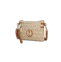 Mkf Collection Geneve M Signature Functional Crossbody & Wristlet by Mia K