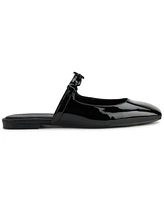 Karl Lagerfeld Paris Women's Zilla Square Toe Mule Flats