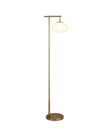 Hudson & Canal 68" Metal Blume Tall Arc Floor Lamp