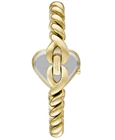 Kate Spade New York Women's Monroe Heart Three-Hand Gold-Tone Stainless Steel Watch, 27mm