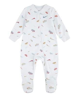 Nike Baby Girls or Boys Printed Footed Coverall