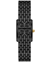 Tory Burch Women's The Eleanor Black-Tone Stainless Steel Bracelet Watch 28mm