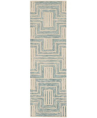 Nourison Home Interlock ITL06 2'3"x7'6" Runner Area Rug