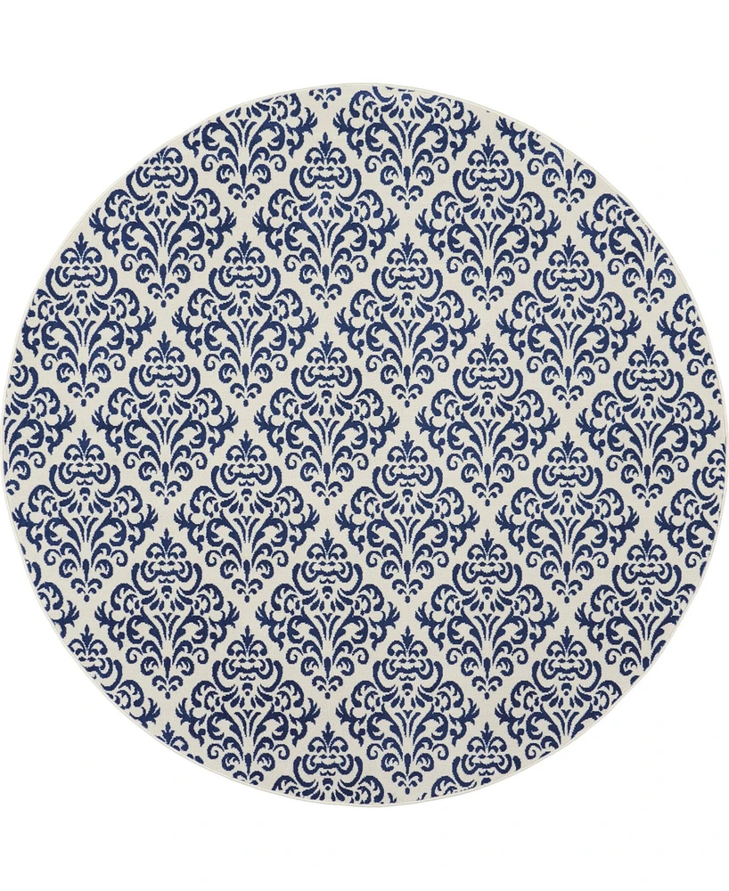 Nourison Home Grafix GRF06 8'x8' Round Area Rug