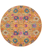Nourison Home Passion PSN01 5'x5' Round Area Rug