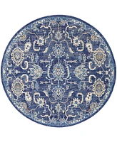 Nourison Home Grafix GRF24 5'3"x5'3" Round Area Rug