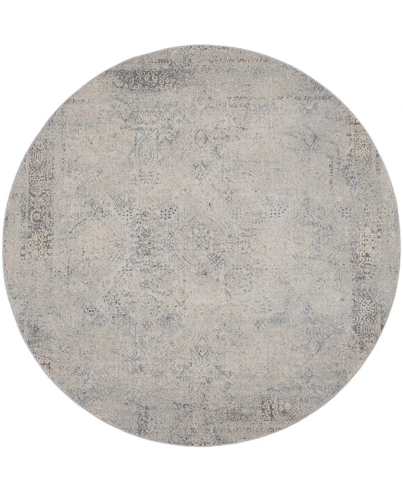 Nourison Home Rustic Textures RUS09 7'10"x7'10" Round Area Rug