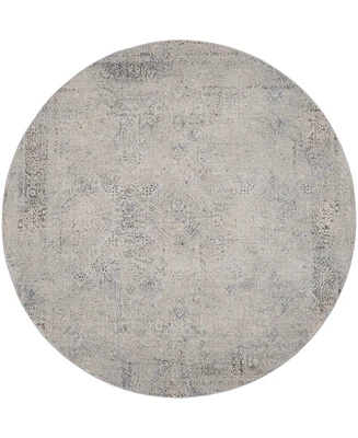 Nourison Home Rustic Textures RUS09 7'10"x7'10" Round Area Rug