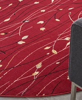 Nourison Home Grafix GRF15 8'x8' Round Area Rug
