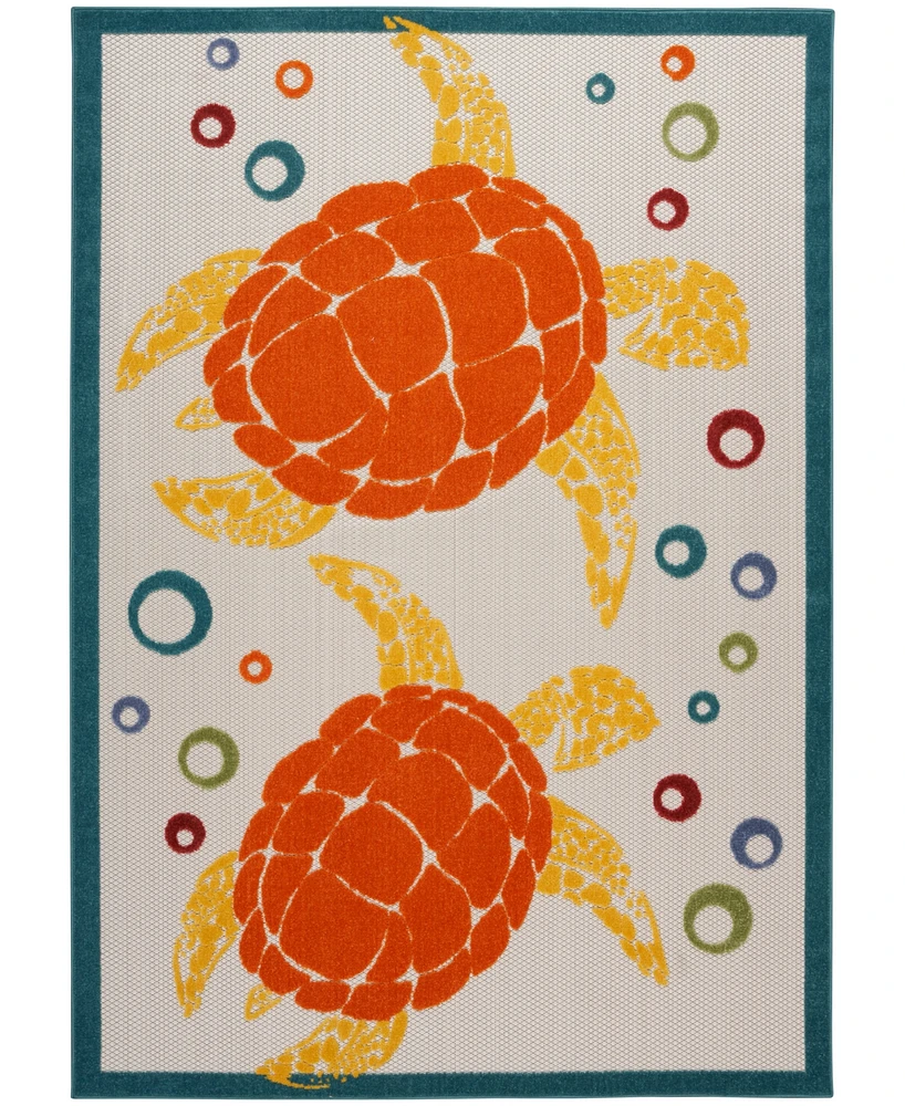 Nourison Home Aloha ALH27 3'6"x5'6" Area Rug
