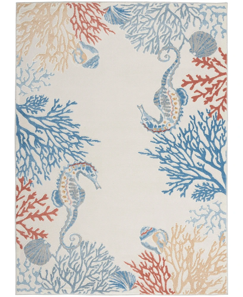 Nourison Home Seaside SDS03 5'3"x7'3" Area Rug