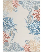 Nourison Home Seaside SDS03 5'3"x7'3" Area Rug