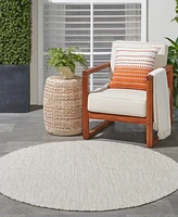 Nourison Home Courtyard COU01 5'x5' Round Area Rug