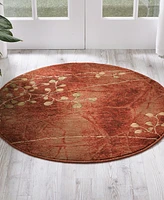 Nourison Home Somerset ST74 3'6"x3'6" Round Area Rug